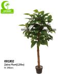 Factory Handmade Hot Selling Popular Artificial Zebra Plant With Pot for sale