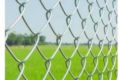 China Galvanized Square Chain Link Fencing Mesh 0.5m-4m Free Samples Available supplier