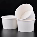 Custom Colour Logo Disposable Cold Drink Virgin Paper 12oz Takeaway Salad Containers for sale