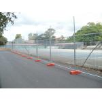 2400mm X 2100mm Galvanised Steel Temp Fence Panel 2mm for sale