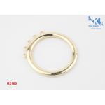 Shiny Decorative Metal O Ring Buckle Bag Making Accessories RustProof for sale