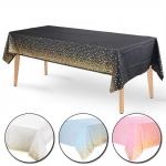 PEVA Birthday Dessert Rectangle Printed Tablecloth Custom Color for sale