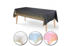 China PEVA Birthday Dessert Rectangle Printed Tablecloth Custom Color supplier