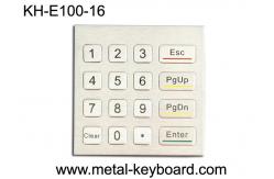 China 10mA Rugged Waterproof Access Control Keypad 16 Key Stainless Steel Numeric Keypad supplier