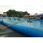 PVC Tarpaulin Large Inflatable Water Pools , Inflatable Pool for Paddle Boat for sale