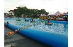 China PVC Tarpaulin Large Inflatable Water Pools , Inflatable Pool for Paddle Boat supplier