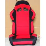 Black And Red Sport Racing Seats Universal Cars Parts Foldable With Safety Belts for sale
