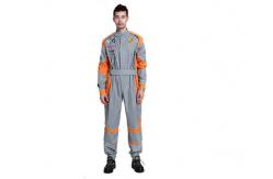 China Waterproof Long Sleeve Work Uniform Embroidery With Reflective Stripe Effect supplier
