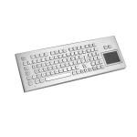 IP65 desktop metal compact keyboard with touchpad industrial pc keyboard