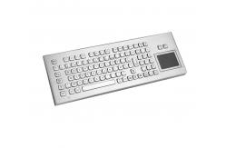 China IP65 desktop metal compact keyboard with touchpad industrial pc keyboard supplier