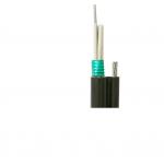 2 Core Custom Fiber Optic Cable Aerial Self Supporting Outdoor Single Mode Fibre 2 Km Per Roll for sale
