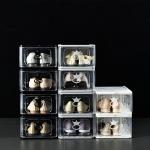 ODM Dustproof Clear Plastic Shoe Organizer Drawer Rack Transparent