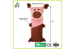 China 2 Pack Chew Proof Squeaky Dog Toy H11 inch Durable Soft Plush supplier
