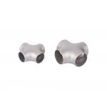 Shot Blasting Surface Finish Titanium Seamless Cross Pipe Fittings with OEM Customization