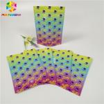 Custom 1oz 3.5g Foil Pouch Packaging Smell Proof Weed Packaging Bags Glossy Surface for sale