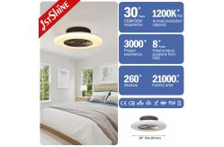 China Low Profile 24 Inch Bladeless LED Ceiling Fan For Kids Bedroom supplier