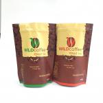 Custom Printed Coffee Bag Zip Lock Aluminum Foil Plastic Coffee Packing Doypack Stand Up Three Side Seal Pouch for sale