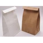 White 60GSM Food Grade Paper Bag , Paper Bags For Take Away Food for sale