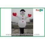 Custom Inflatable Holiday Decorations Inflatable Snowman With CE RoHS