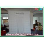 Inflatable Photo Booth Enclosure Advertising Square Inflatable Photobooth One Door With Oxford Cloth for sale