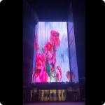 Building Lighting LED Grid Screen RGB Waterproof Ip67 Transparent