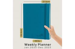 China Ink Proof Customisation Weekly Planner 2023 Ivory Paper supplier