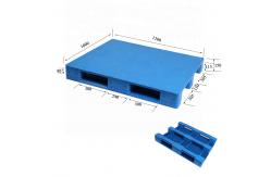 China Euro Stackable Recycled Plastic Pallets 1000*1200mm Flat Top Plastic Pallets supplier