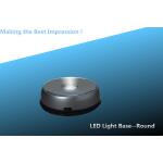 light base round/round light base/silver round light base/LED light base round/round base for sale