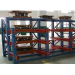 Die Steel Roll Out Injection Mold Racks Powder Coated / Galvanized Finish Surface