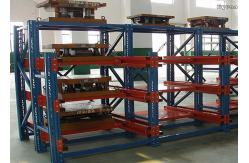 China Die Steel Roll Out Injection Mold Racks Powder Coated / Galvanized Finish Surface supplier