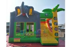 China SGS TUV Inflatable Bouncer Slide / Blow Up Trampoline With Slide Jumping Bouncer supplier