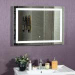 Hotel Bathroom LED Mirror with Frameless Design and Customizable Color Temperature for sale