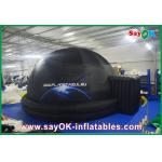 Fire-proof Inflatable Projection Planetarium Dome Black With Projection Cloth