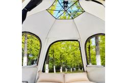 China Outdoor Automatic Quick Open Hexagonal Wild Camping Tent  Lightweight supplier