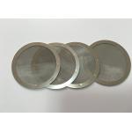 316 Sintered Metal Disc Filter High Withstand Voltage Accuracy 5 - 80 Micron for sale