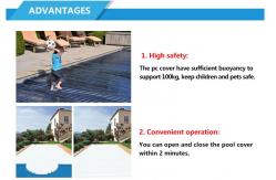 China 8X4M Swimming Pool Auto Cover supplier