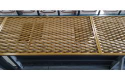China 1.5mm 2mm Aluminum Expanded Metal Mesh Ceiling Customized Services supplier