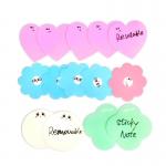 Soft Whiteboard Reusable Calendar Planner Dry Erase Sticky Notes 10x10cm