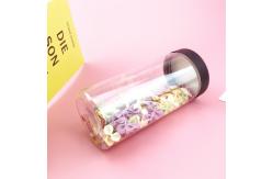 China 20 OZ  600ml FDA Clear Empty Plastic Food Storage Jars With Lids supplier