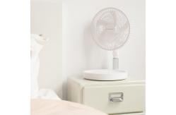 China Rechargeable Mini USB Travel Portable Foldable Fan Desktop Table Fan With Light supplier