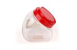 China Food Grade Clear Pet Jars , Airtight Waterproof Plastic Container supplier