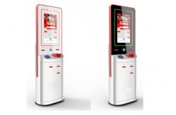 China Custom High Resolution Bill Payment Kiosk With Coin Acceptor / Cash Payment supplier