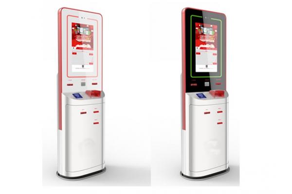 Custom High Resolution Bill Payment Kiosk With Coin Acceptor / Cash Payment