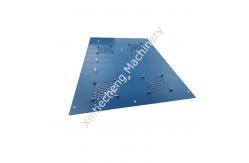 China Deep Blue Aluminum Sheet Metal Working Parts Customized Processing supplier