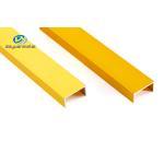 T5 6063 Aluminium U Section Extrusion Anodized Surface 2.5m Length