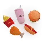 OEM / ODM Interactive Food Shaped Plush Squeaky Dog Toy for sale