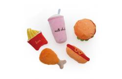 China OEM / ODM Interactive Food Shaped Plush Squeaky Dog Toy supplier
