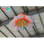 6.6FT Giant Inflatable Flower With Led Lights Inflatable Flower For Park