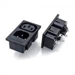 Ac Power Socket IEC Connector Female Ac Power Socket