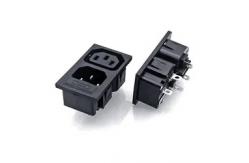 China Ac Power Socket IEC Connector Female Ac Power Socket supplier